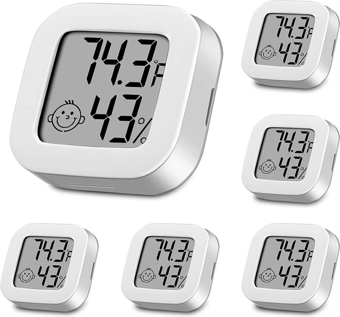 Parça Nem Ölçer Nem Sensörü Iç Mekan Termometre Yüksekliği Doğru Sıcaklık ve Nem Monitörü Fahrenheit (Yurt Dışından)