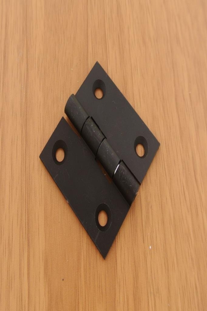 Yaprak Menteşe Alüminyum Menteşe Siyah 4x1.5 cm