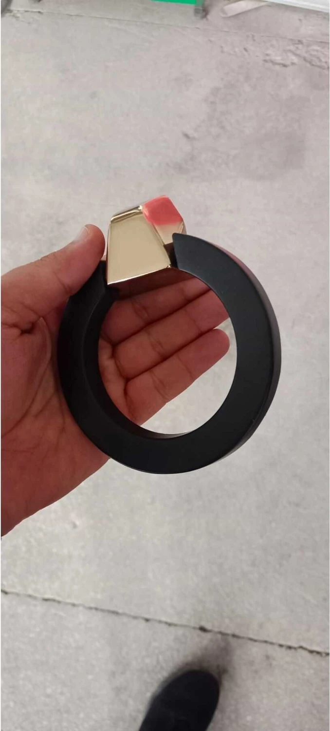 Şık Çelik Kapı Tokmağı, Siyah, Dayanıklı ve Modern Tasarım