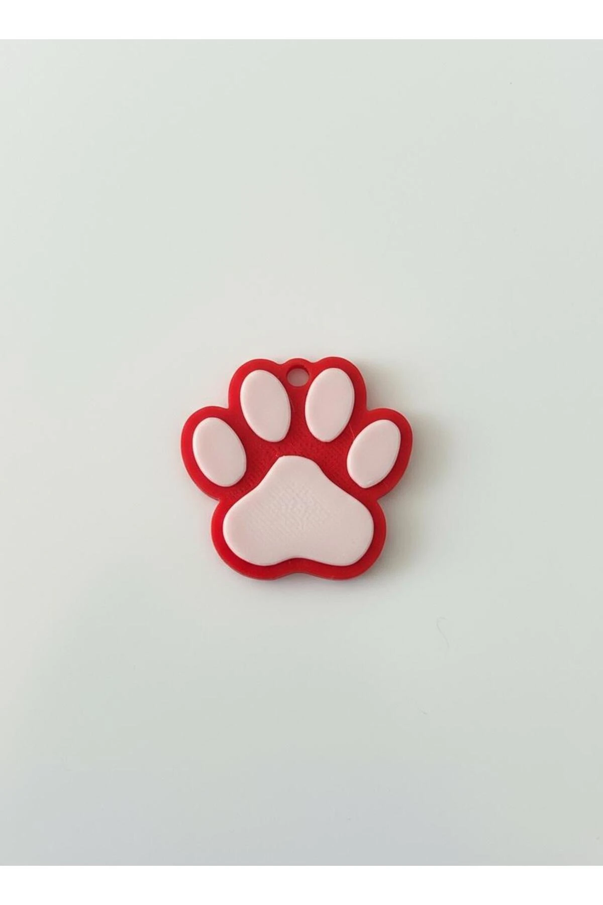 Akıllı NFC Kedi Kimlik Anahtarlığı-Pati Şekilli, Temassız Bilgi Paylaşımı (Kırmızı / Mavi / Siyah)