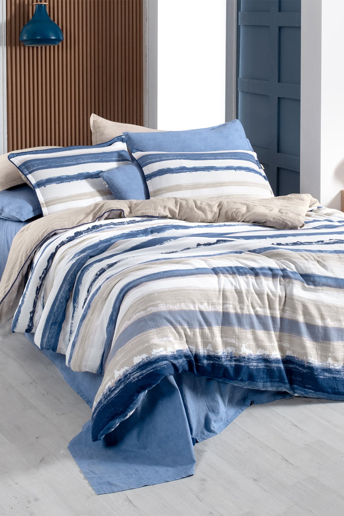 Mundo Çift Kişilik %100 Pamuk Mood Comfort Yıkamalı Nevresim Takımı
