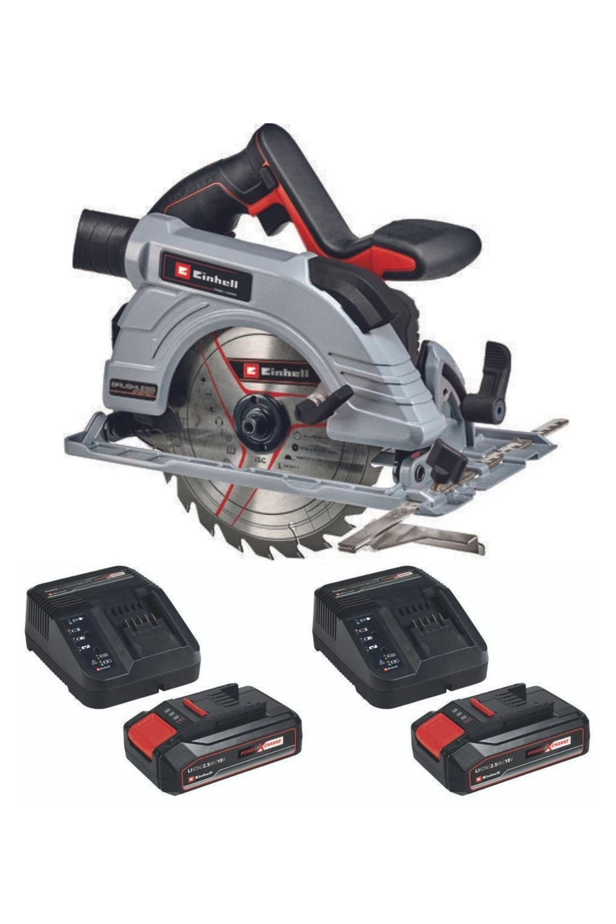 Te-cs 18/190 Li Bl 2x2.5ah Akülü Kömürsüz Daire Testere