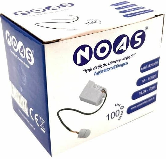 Noas Mini Sensör Sıva Altı Sensör 360 Derece