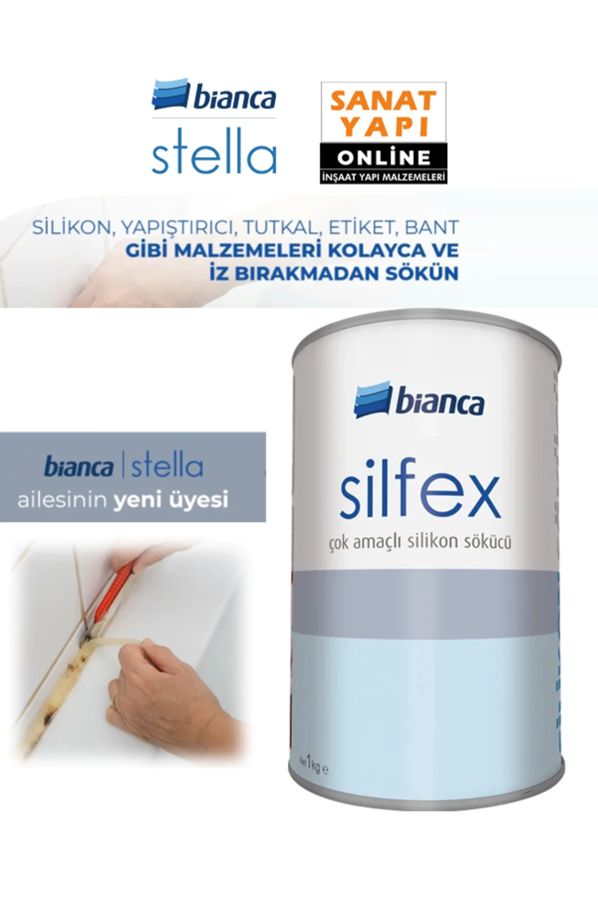Silfex Çok Amaçlı Silikon Sökücü 1 KG