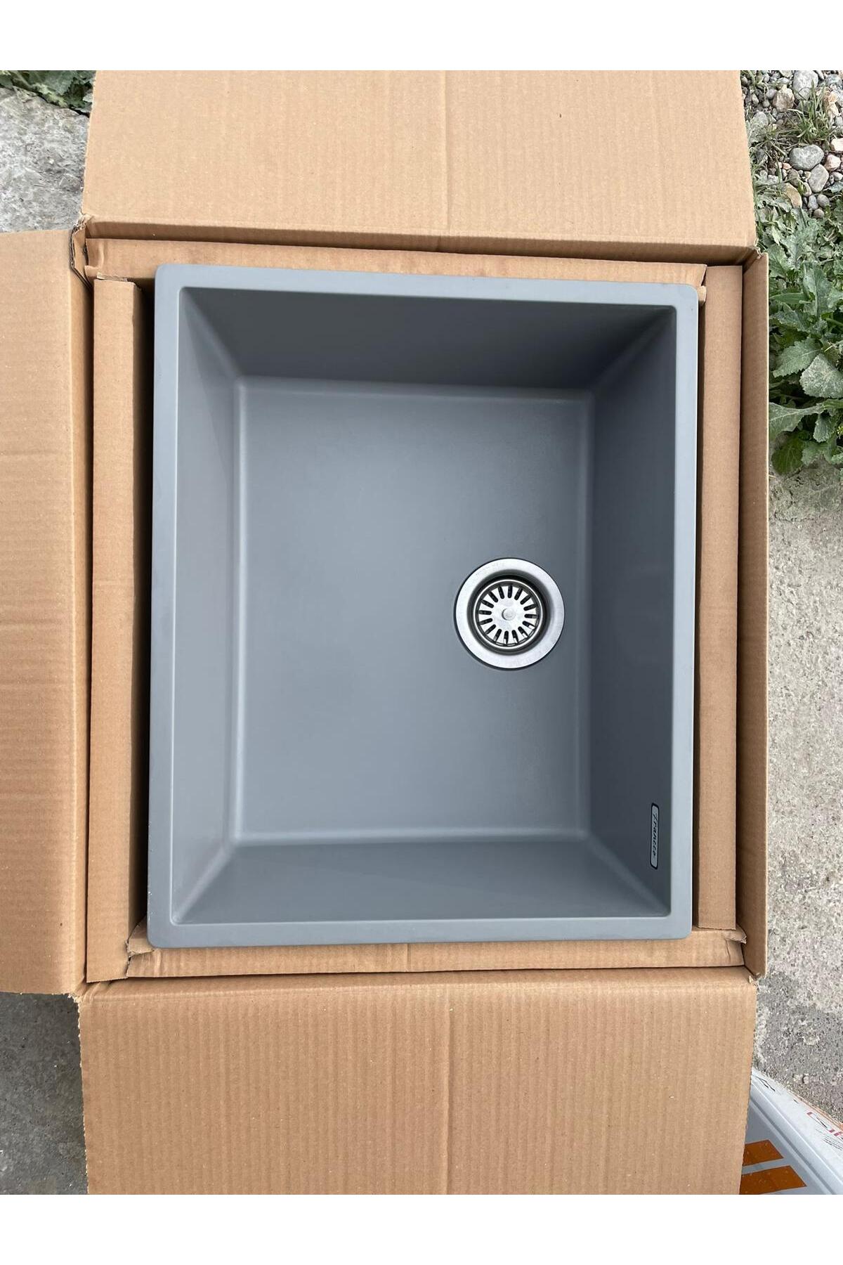 Mutfak Evyesi Granit Gri 44x54 Cm