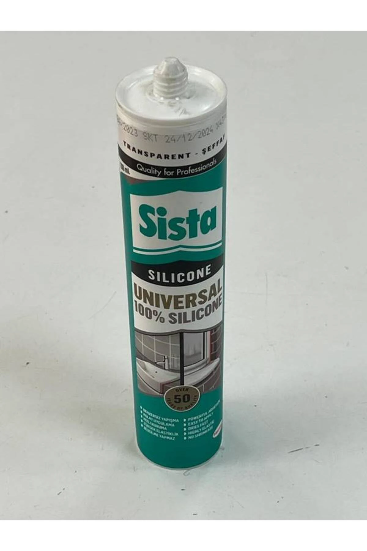 SİSTA UNİVERSAL SİLİKON (280ML ŞEFFAF)