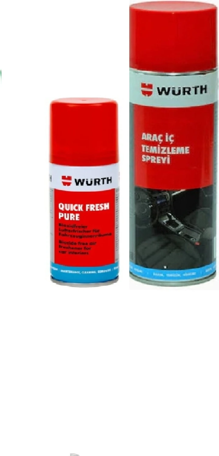 Quık Fresh Pure Klima Koku Bombası & Araç Içi Köpük Temizleme Spreyi 500 ml