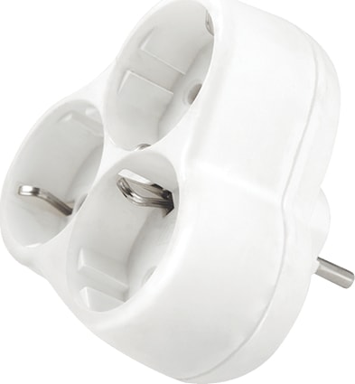 Topraklı Üçlü Fiş Priz Yonca Golyat