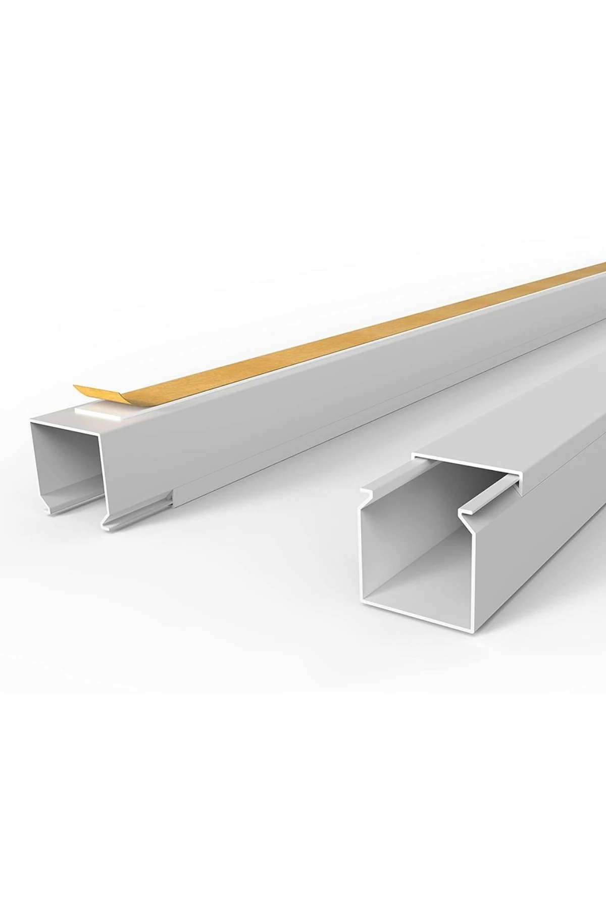 25x25 Mm Beyaz Kablo Kanalı (YAPIŞKAN BANTLI) Sağlam Ambalaj 1 Mt