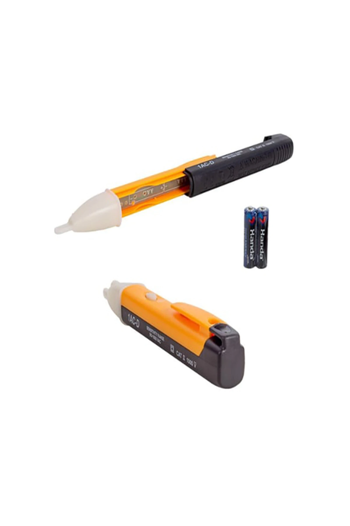 Dedektörlü Temassız Işıklı Kablo Voltaj Test Elektrik Kaçak Dijital Kontrol Kalemi Cihazı Belirtilme