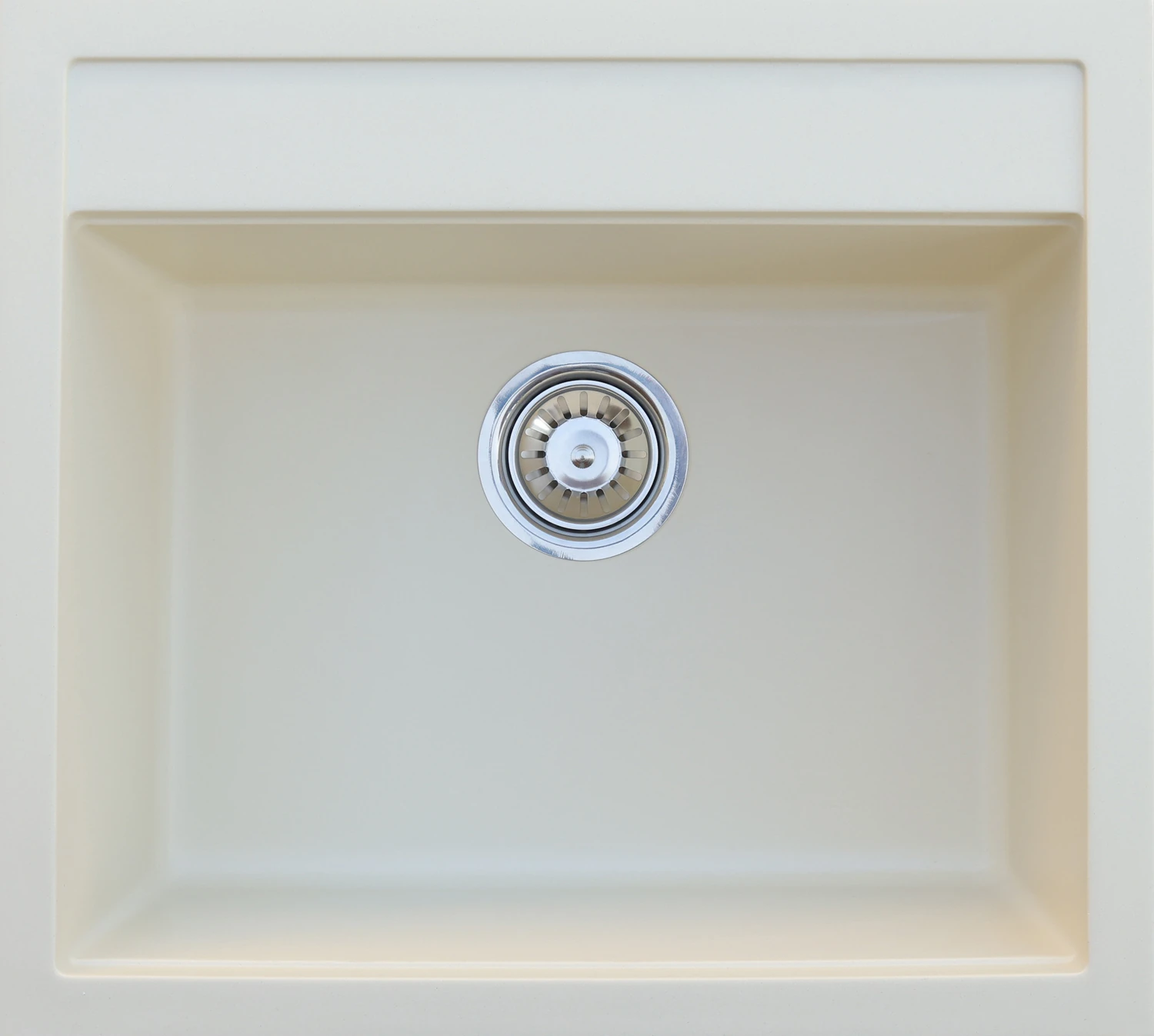 Granit Eviye Bej Tek Gözlü Mutfak Evyesi 55X50Cm (VX-55)