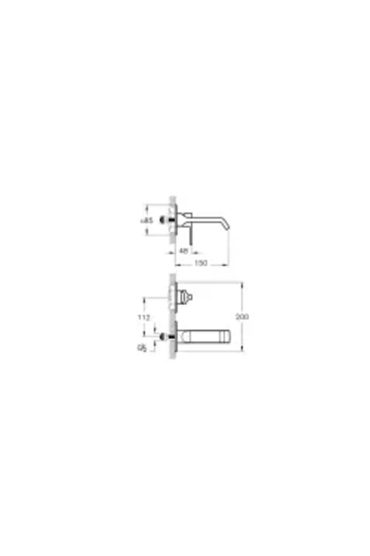 Ank. Lav. Bat. Sıva Üstü Suit F. Nikel A4278274