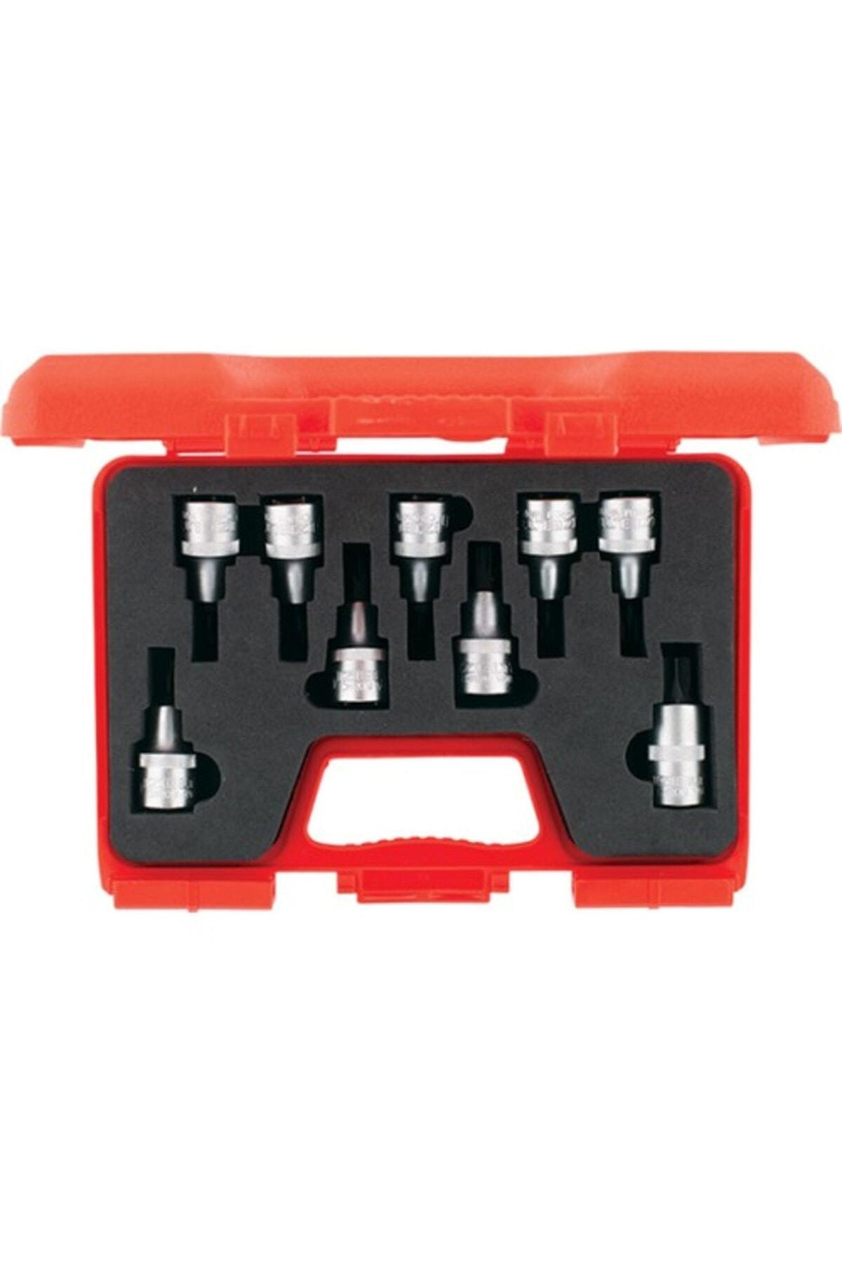 1/2" Lokmalı Torx Uç Takımı (60MM, 9 PARÇA)