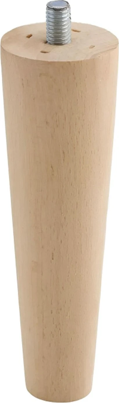 8 Adet Ahşap 12 cm Dolap Mobilya Koltuk Kanepe Destek Ayağı - Konik M8 Civatalı