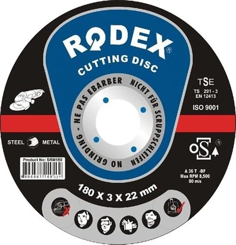 Rodex Srm180 Metal Kesme Taşı 180*3.0*22