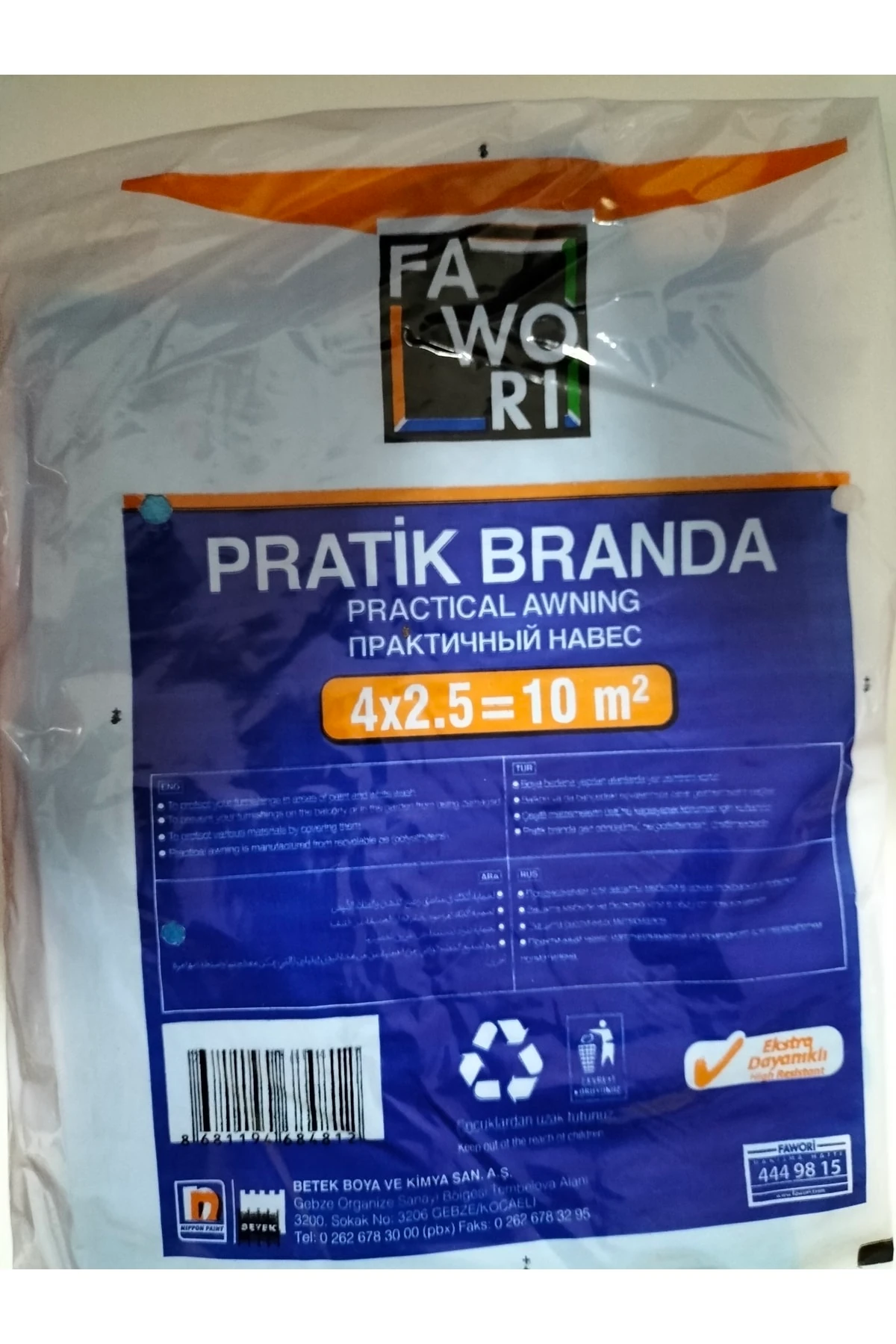 Pratik Branda 10 M2 ( 4 X 2,5 )