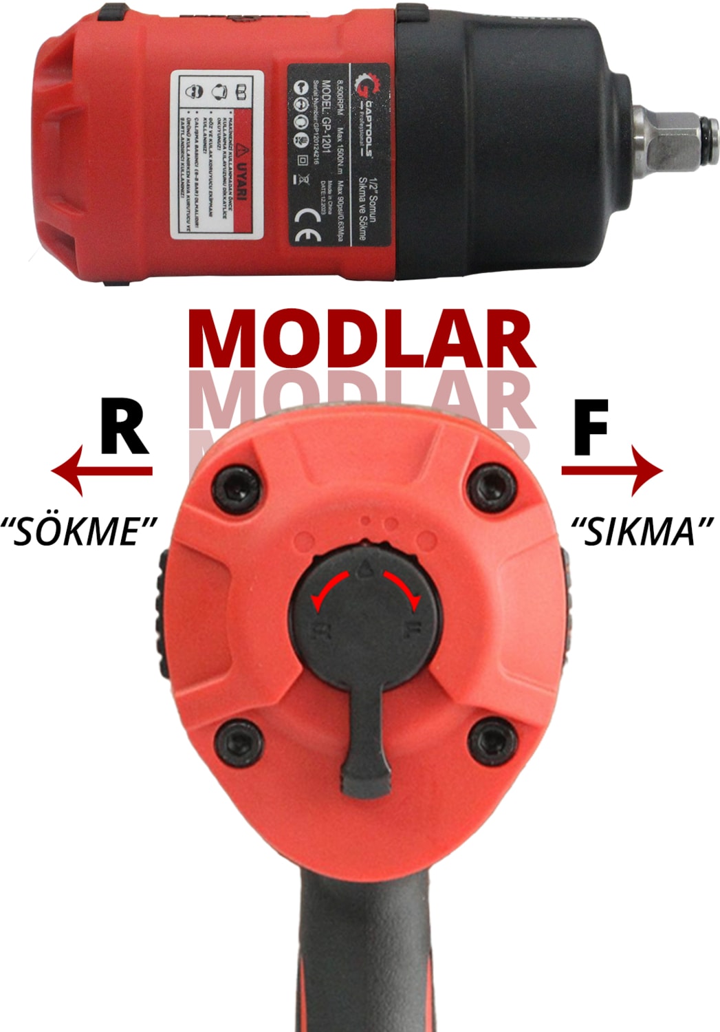 Havalı Somun Sökme 1-2 GP1201