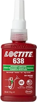 638 50 ml Maksimum Mukavemet Kaymalı Sıkı Geçme 1803363