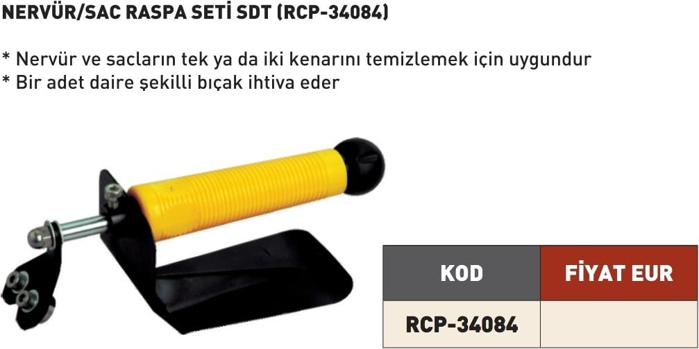 Cp Gratex Çapak Alma Raspa Seti Nervür/sac Raspa Seti RCP-34084