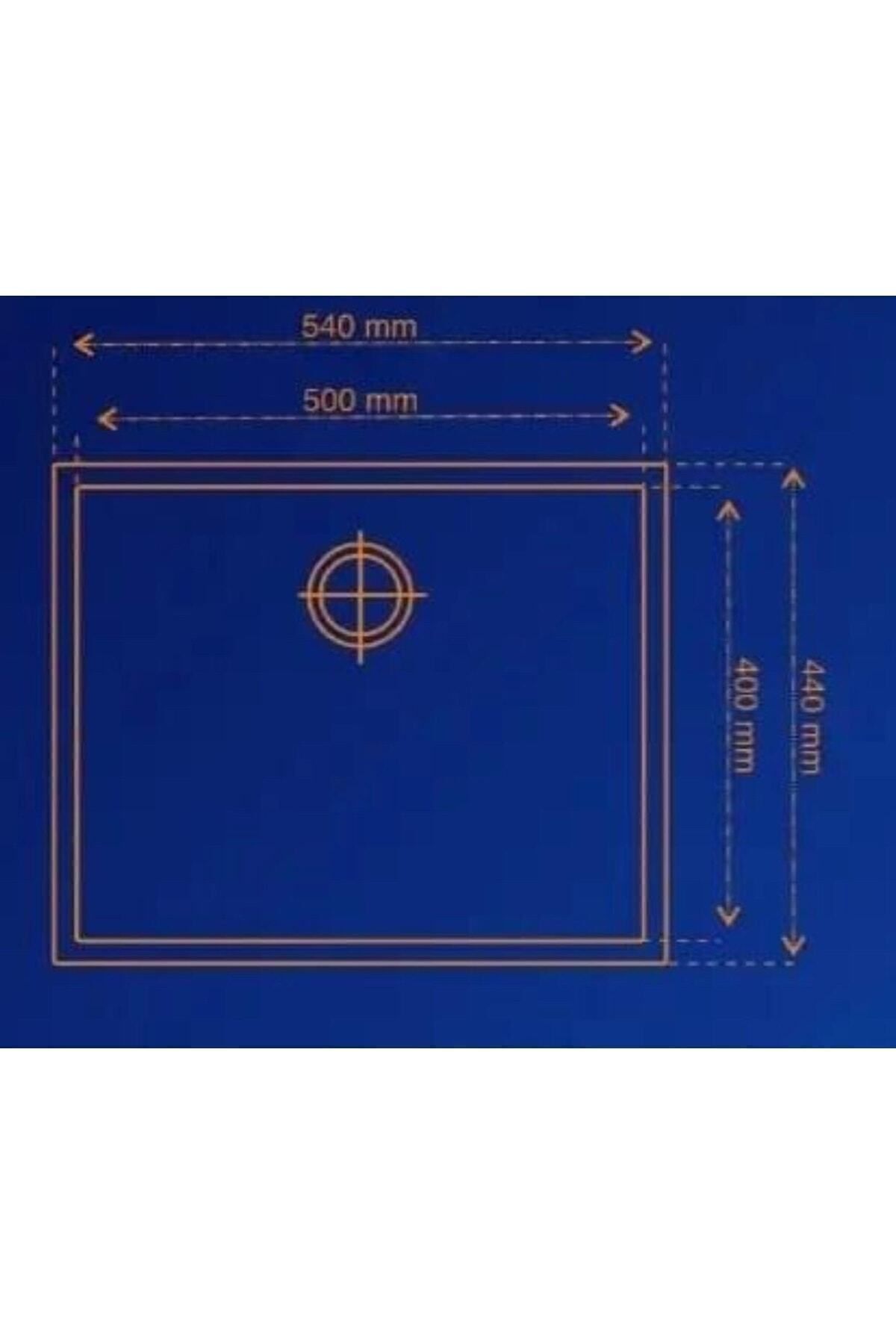 Tezgah Altı Siyah Granit Mutfak Evyesi 44x54 Cm