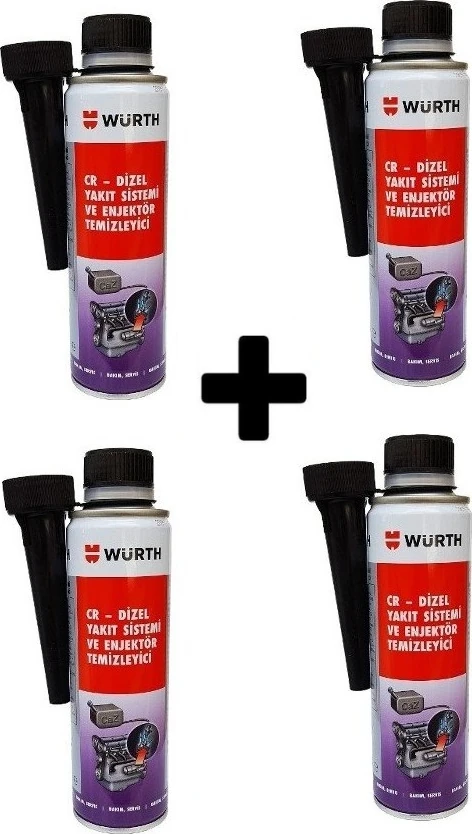 Dizel Enjektör Temizleyici Yeni Nesil Performans Arttırıcı 300 ml 4 Adet