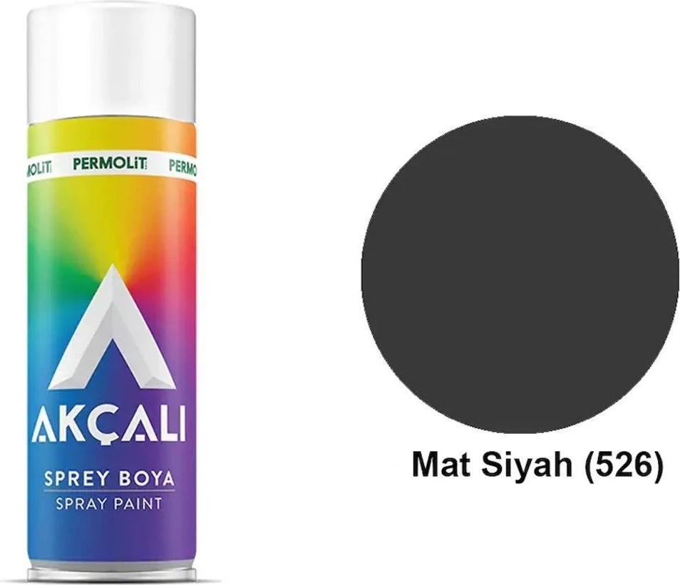 400 ml Mat Siyah Sprey Boya