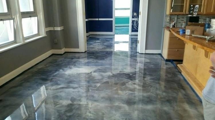 Isonem Liquid Marble Tezgah ve Zemin Kaplaması 5 kg Set Silver Grey
