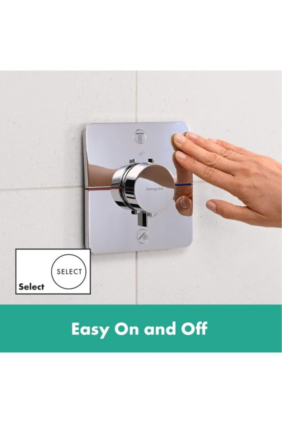 ShowerSelect Comfort Q Termostat Ankastre 2 Çıkış 15583000