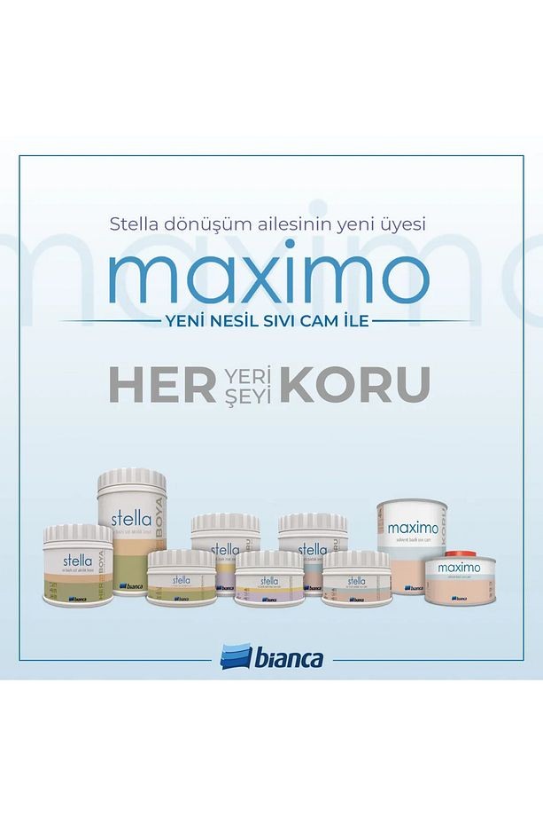 Maximo Sıvı Cam İpek Mat  500 gr (çift kompenant)