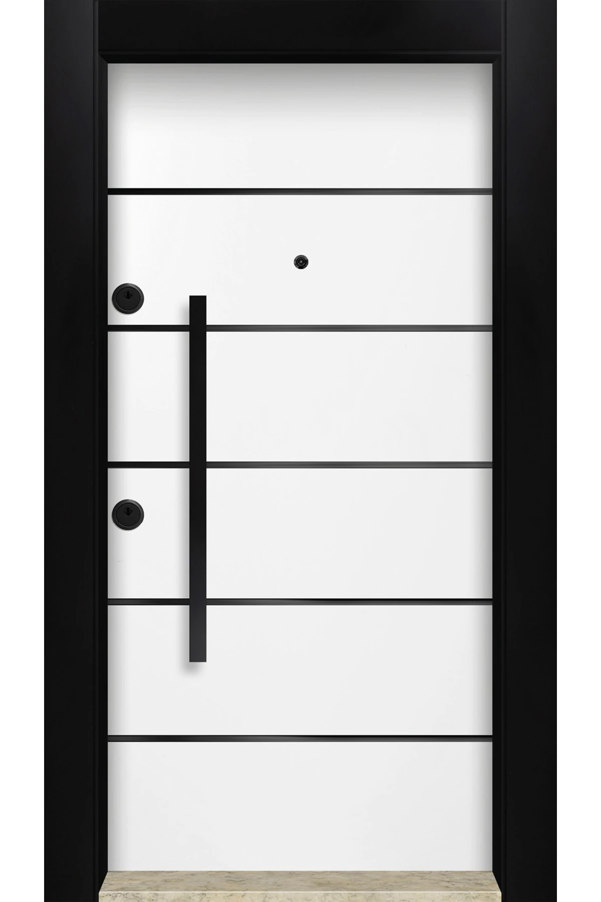 Dış Iklim Kapısı, Yağmura Güneşe Dayanıklı Çelik Kapı, Mn-6020 Sağ