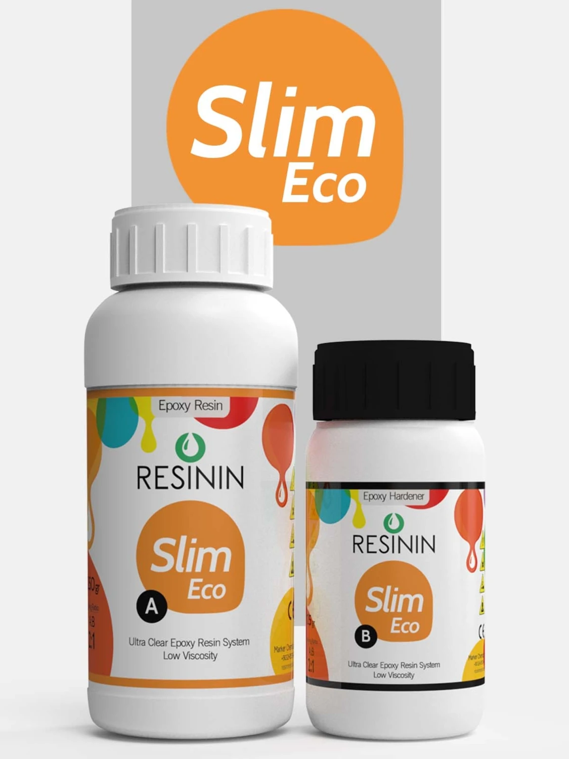 Slim Eco 375 gr Şeffaf Epoksi Reçine A+B
