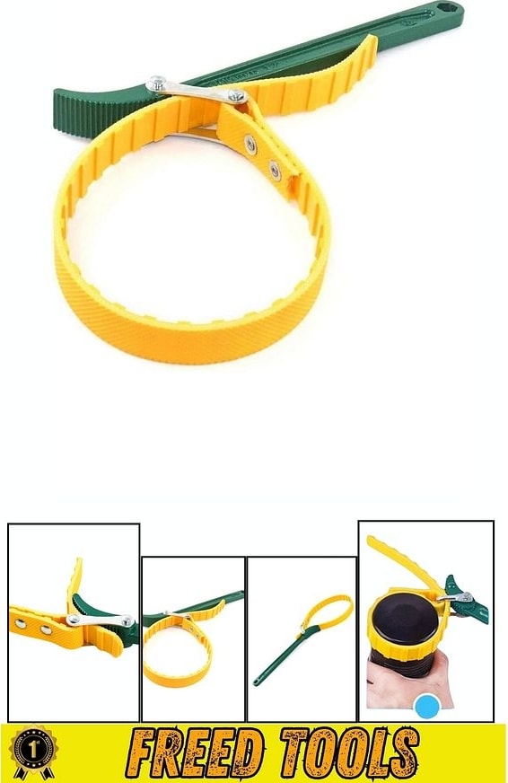 Ayarlı Kayışlı Kemerli Yağ Filtre Sökme Anahtarı 9" 225 mm