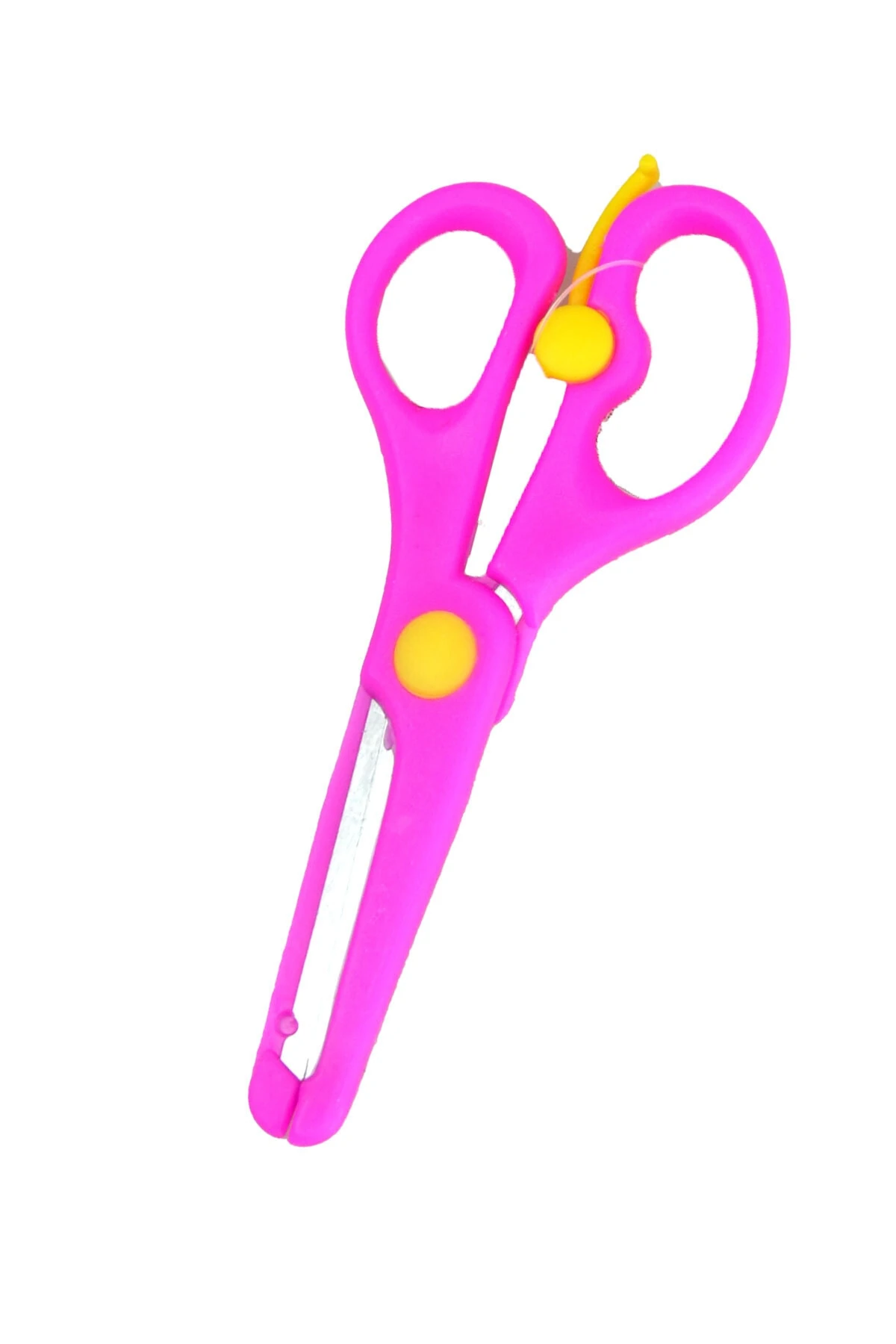 Korumalı Yaylı Öğrenci Makası - Pembe