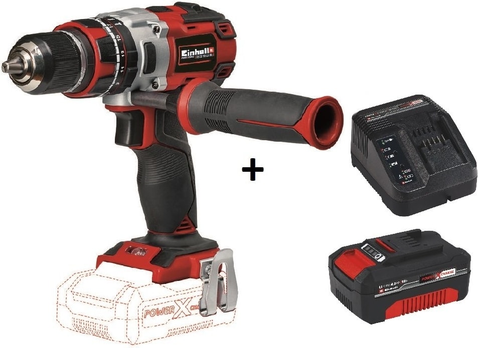 EİNHELL Te-Cd 18 Li-I Bl Akülü Darbeli Matkap Vidalama + 4.0 Ah Starter Kit
