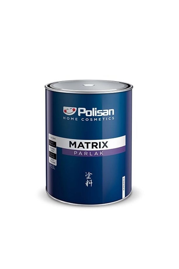 Matrix Parlak Sentetik Boya Siyah 15 Lt