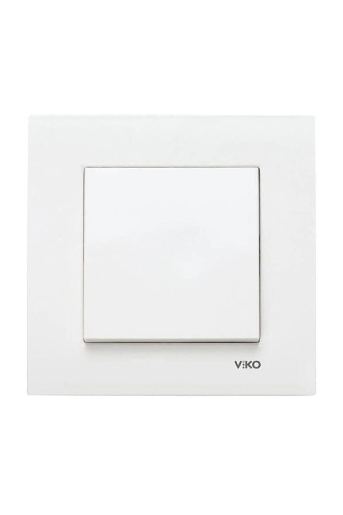 Karre Tekli Çerçeveli Anahtar Beyaz Orijinal Ürün