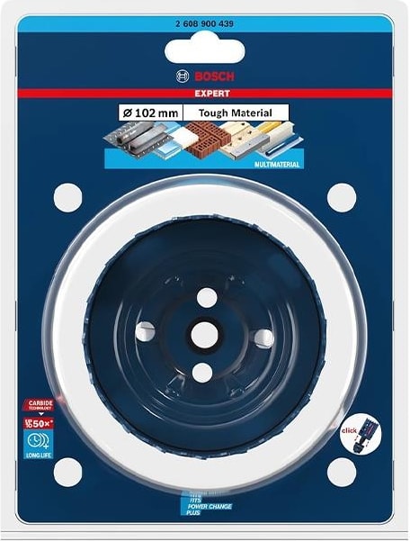 BOSCH 102 mm Expert Sert Malzemeler Için Panç 2608900439