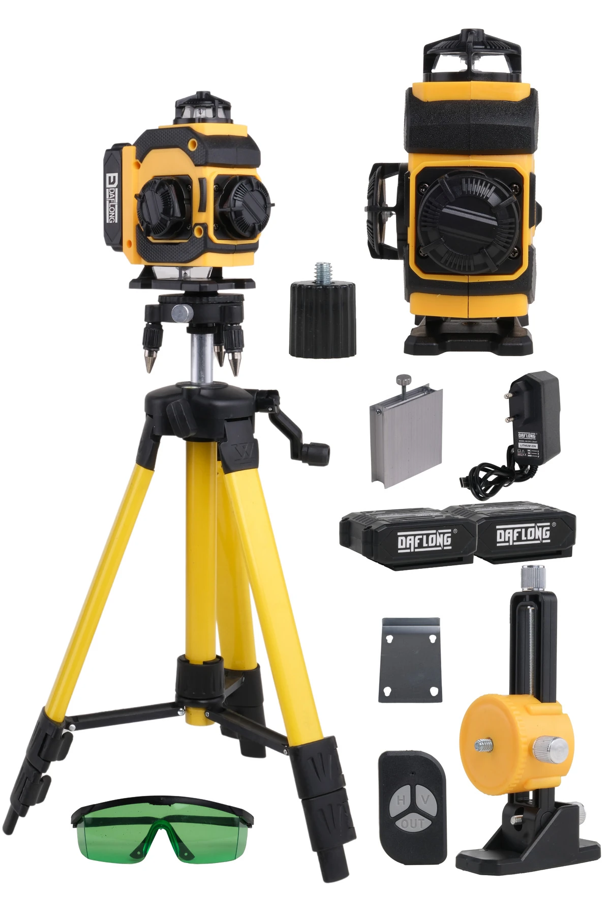 TRİPOD HEDİYELİ DİJİTAL GÖSTERGELİ TYPE-C ŞARJ ÇIKIŞLI 16 YÖNLÜ LAZER HİZALAMA