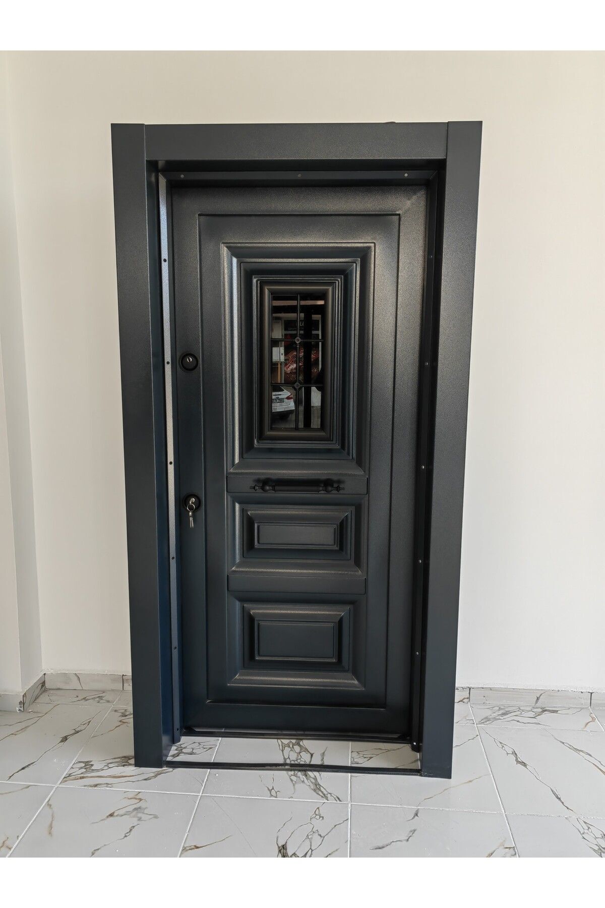 Camlı Çelik Kapı Sağ