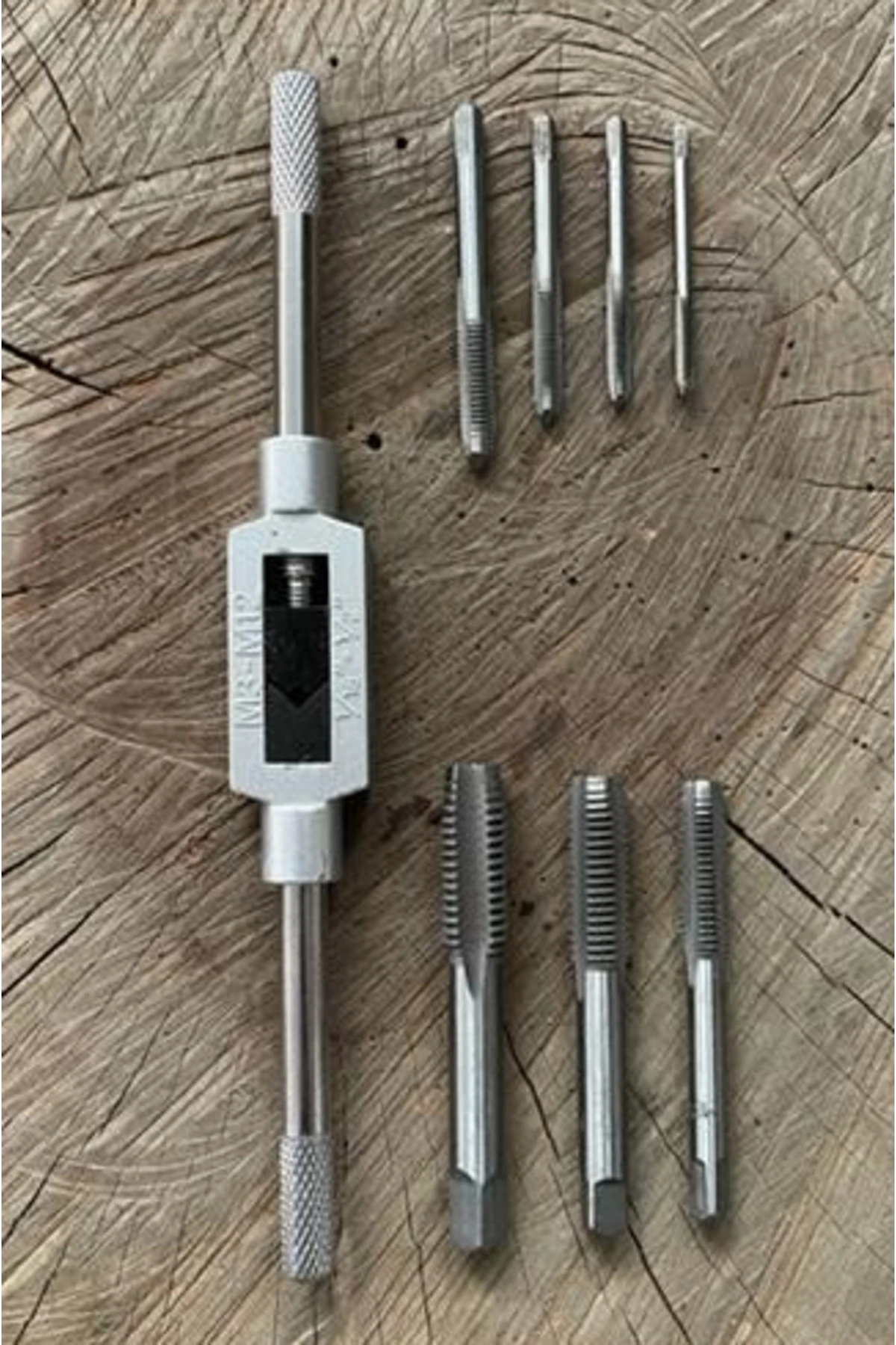 KOLLU KLAVUZ SETİ METRİK CİVATA DİŞ AÇMA SETİ 8PCS