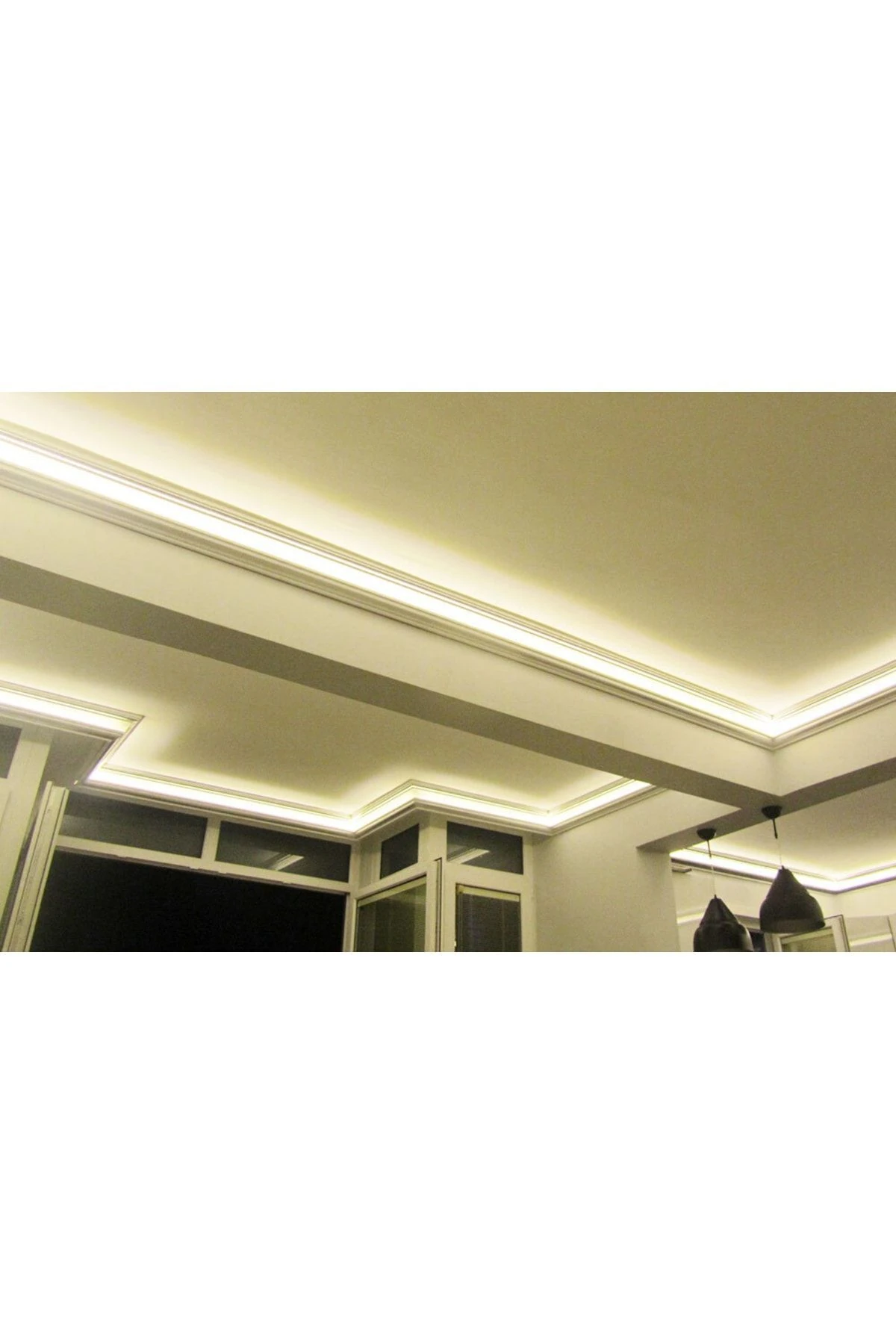 Stropiyer-kartonpiyer Gizli Led Işık Profili (2MT) 2 Adet