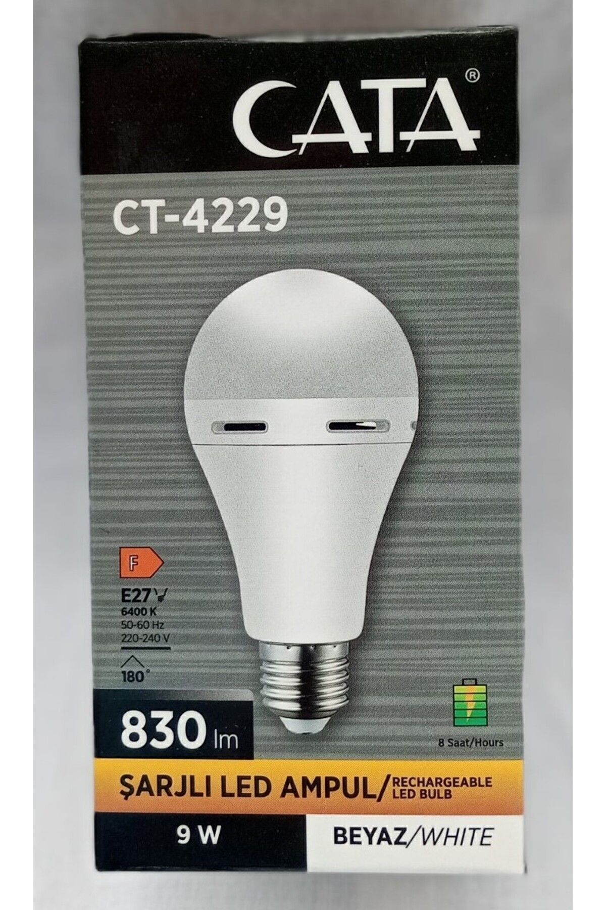 Şarjlı Led Ampül Ct-4229 (10 ADET)