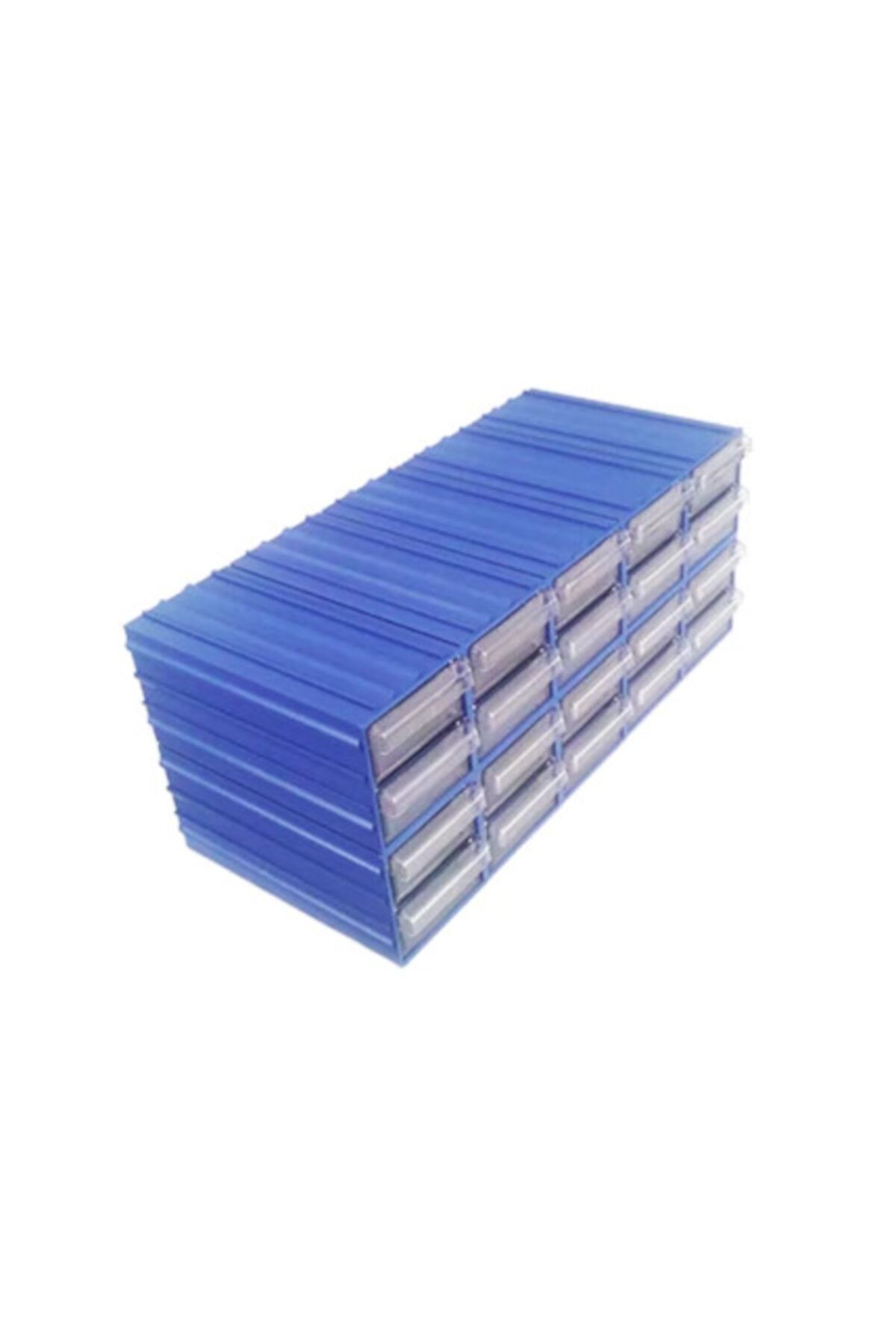 Sembol 300 Plastik Çekmeceli Kutu 4,6x11,7x2,4 Cm / Küçük Ebattır (20 ÇEKMECELİ)