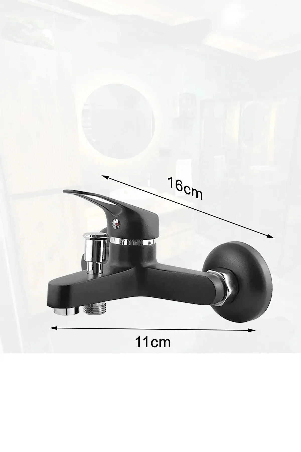 Teginyapımarket Robot Siyah Spiralli Tepe Yağmurlama Duş Seti Mutfak Banyo Lavabo Batarya Musluk Set