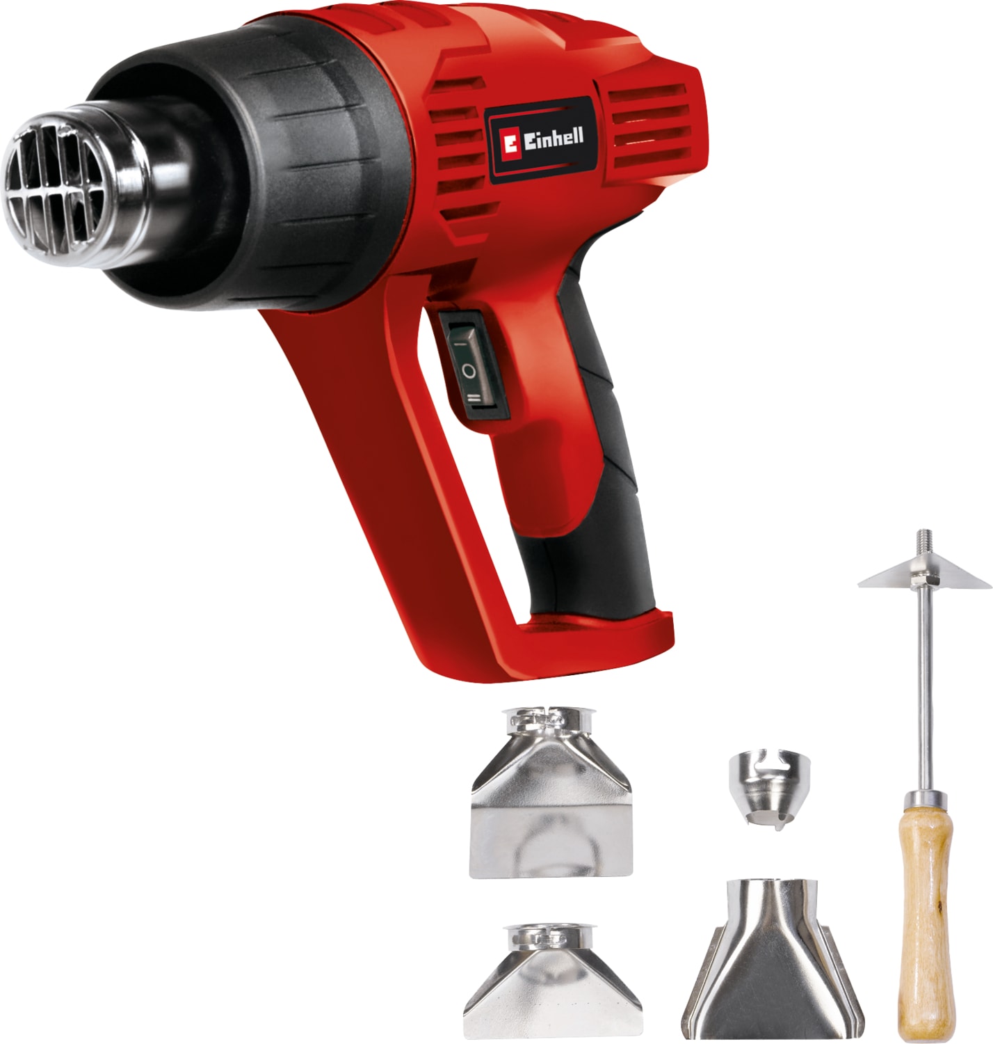 Sıcak Hava Tabancası TH-HA 2000/1 (2.000 W, 2 sıcaklık kademesi: 350°/550°, aşırı ısınma koruması, 4 başlık ve boya kazıyıcı dahil) - 4520179