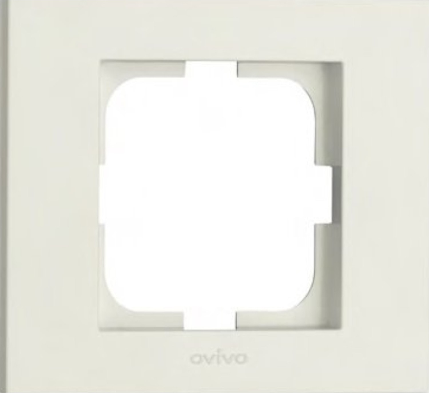 Grano Beyaz Natural Tekli Çerçeve 4 Adet