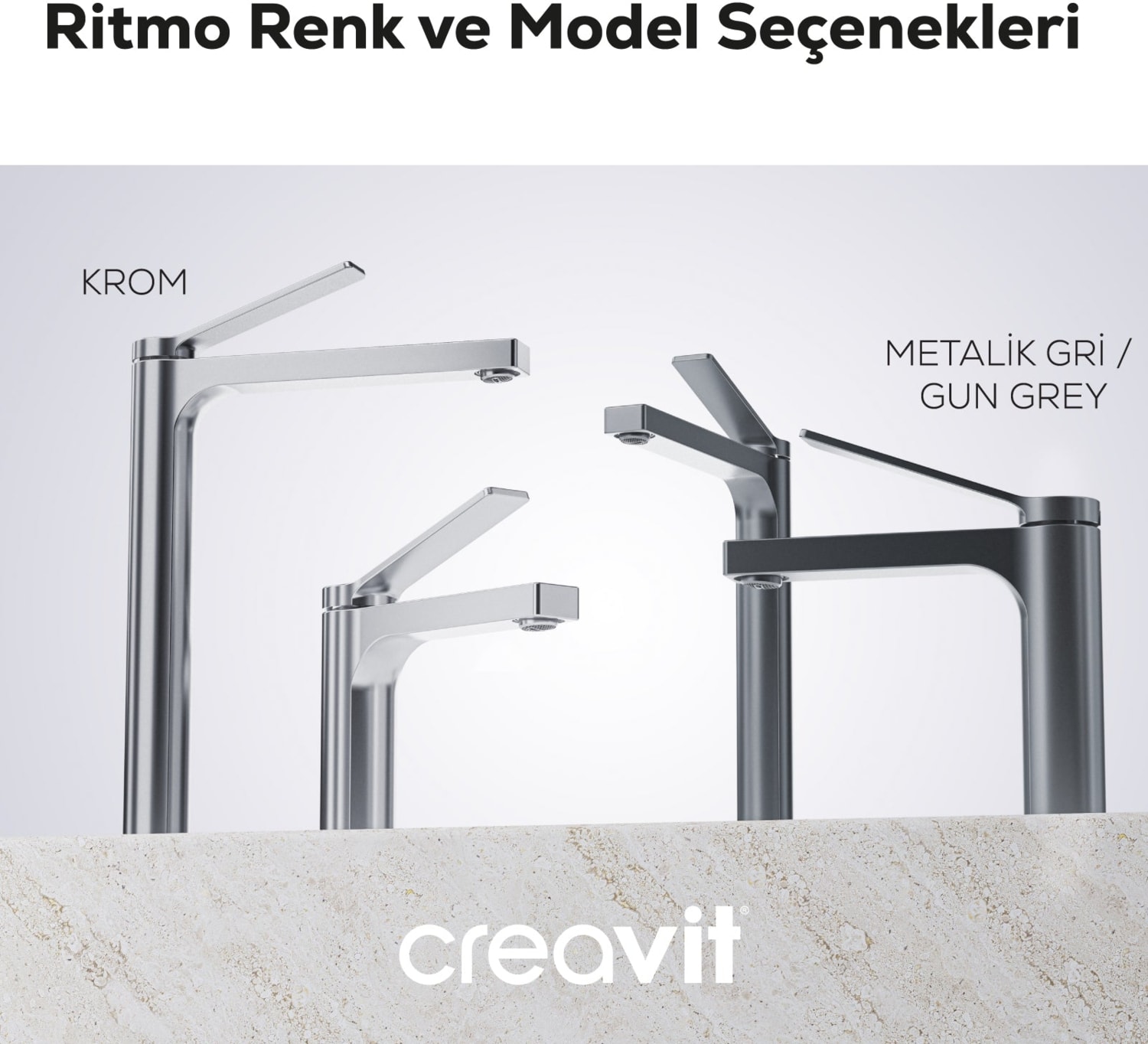Ritmo Mutfak Armatürü Krom