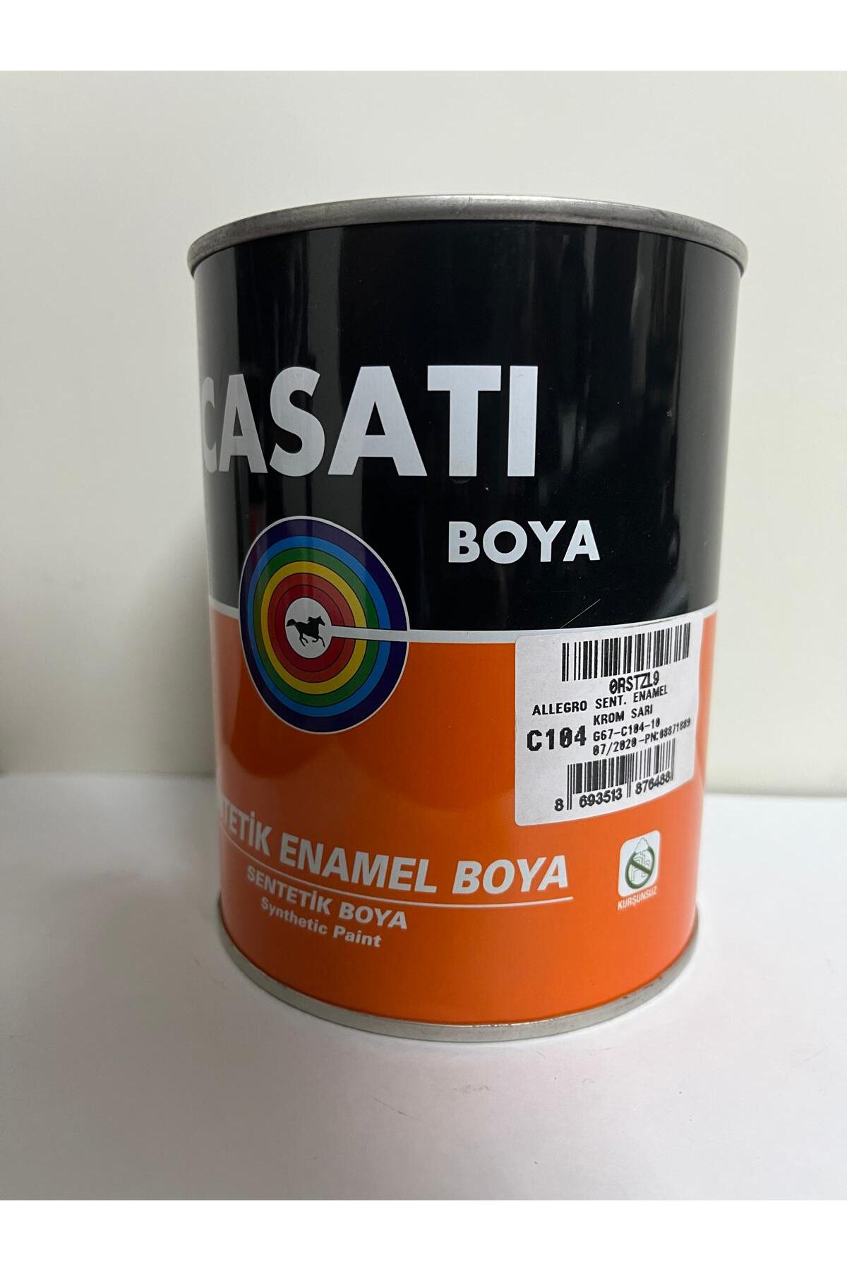 SENTETİK ENAMEL YAĞLI BOYA KROM SARI 0,75 LT
