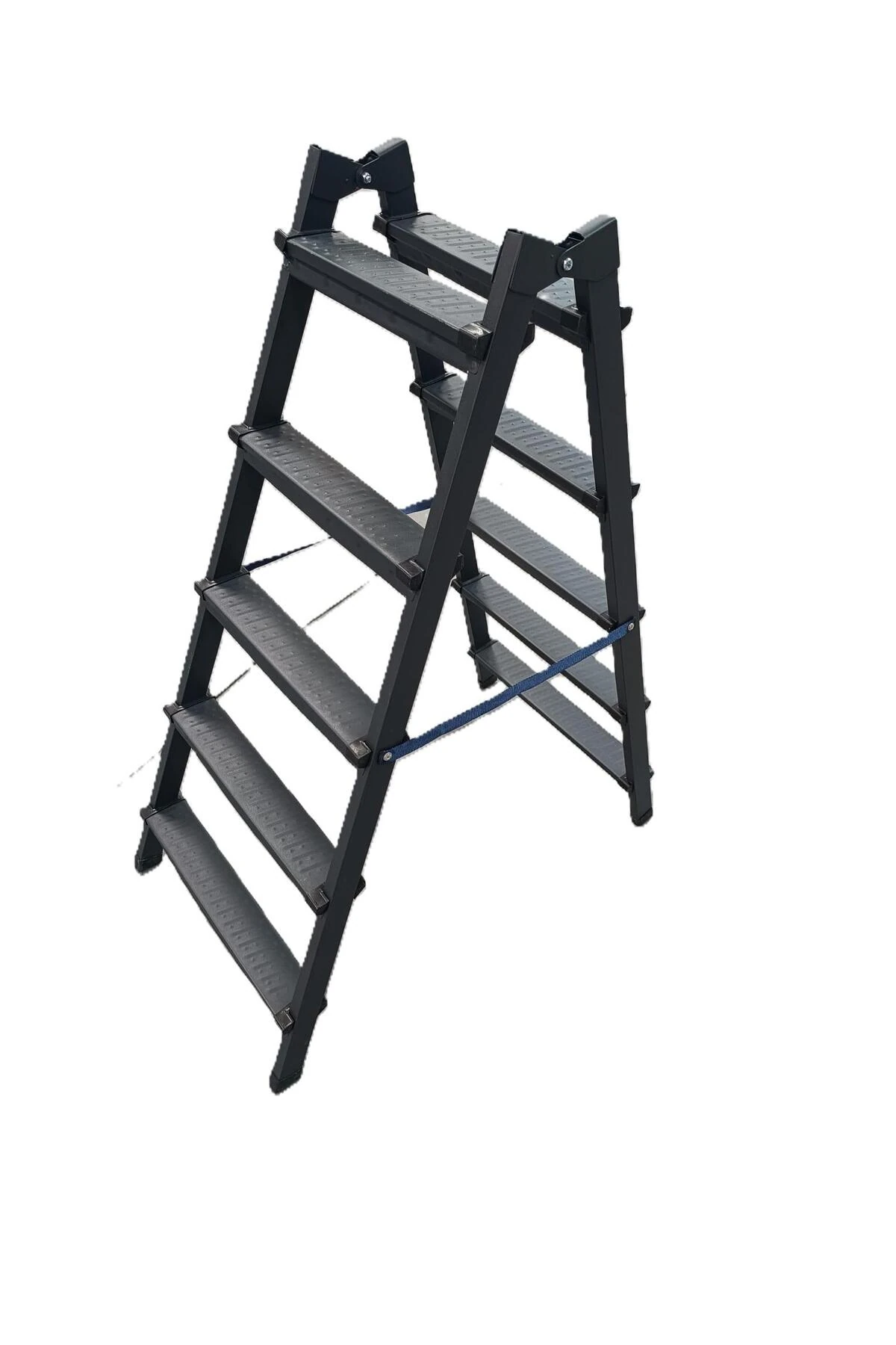 5+5 Çift Taraflı Sac Merdiven – Dayanıklı, Kaymaz Basamaklı, Katlanabilir Profesyonel Merdiven