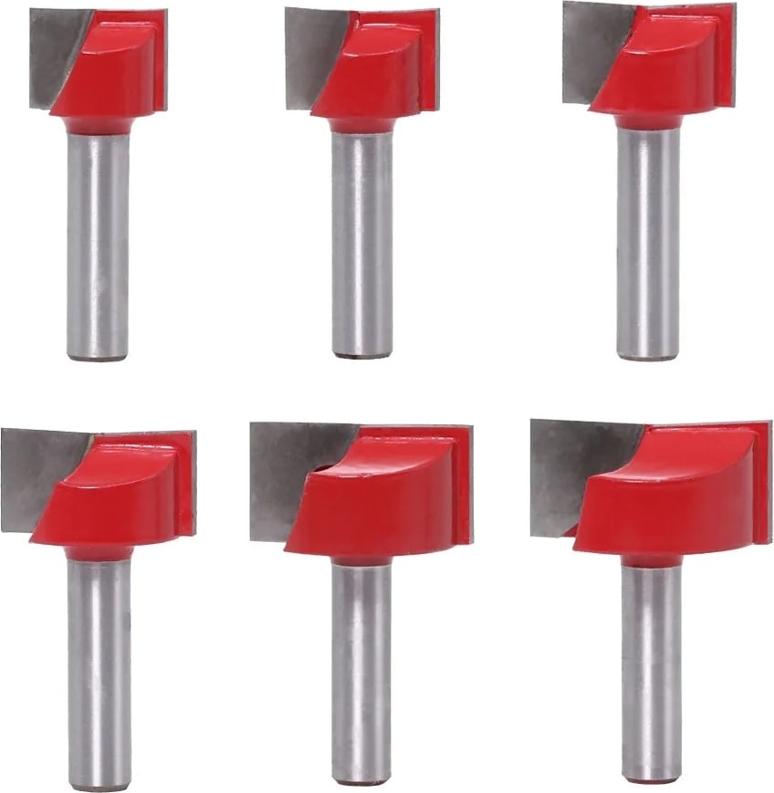 8X25 8mm Shank Temizleme Alt Freze Uçları Çapı Karbür Kesiciler Ahşap Araçları Freze Kesici Ağaç Işleme Yüzey Planya Yönlendirici (Yurt Dışından)